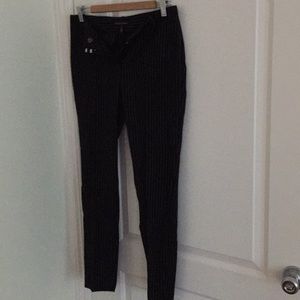Navy blue Pinstriped pants